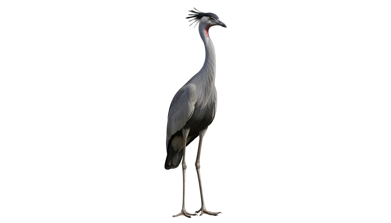 secretary bird png PNG transparent background