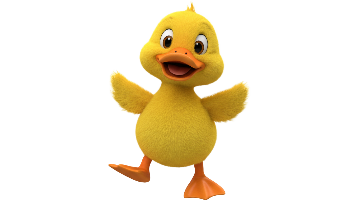 duck png cartoon PNG transparent background