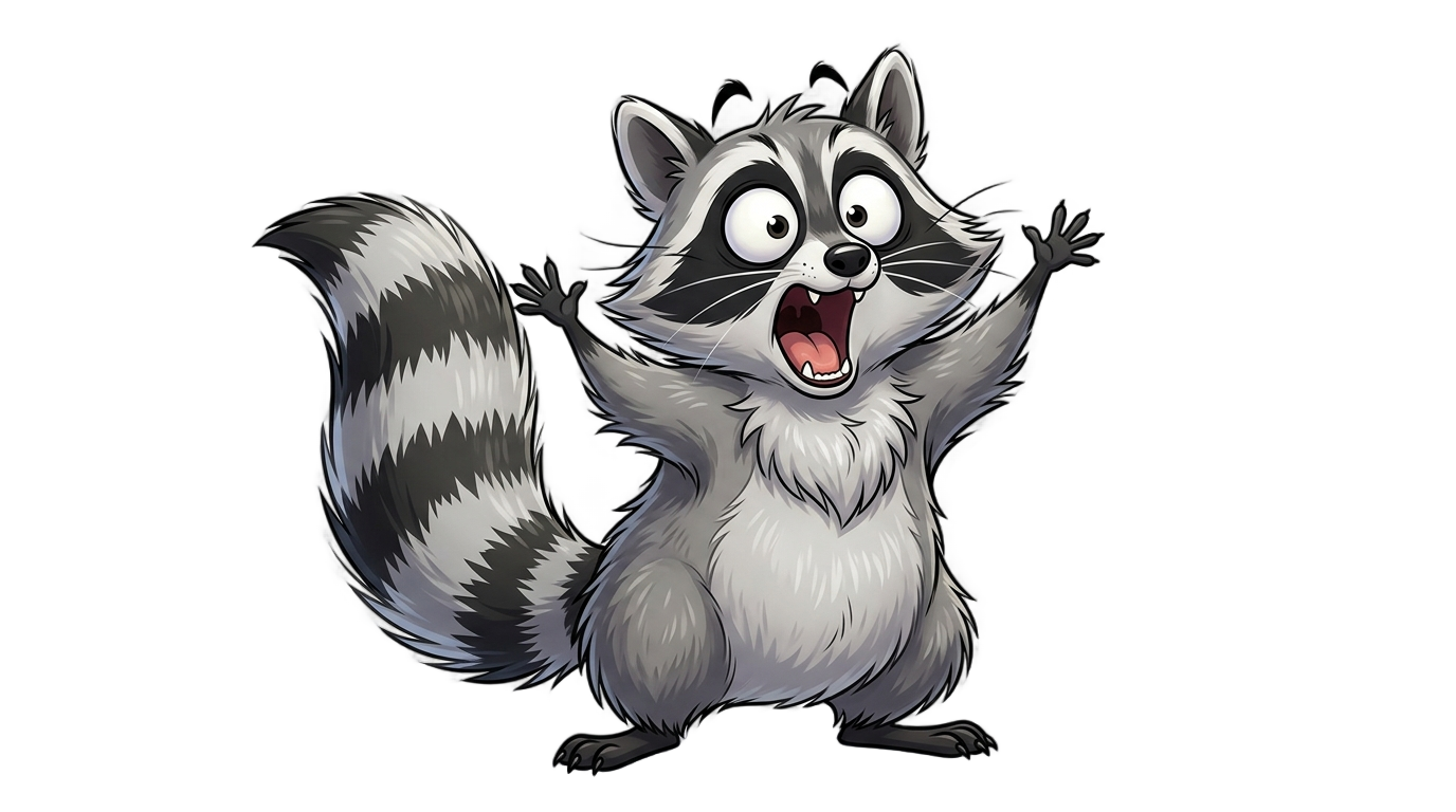 raccoon png gag PNG transparent background