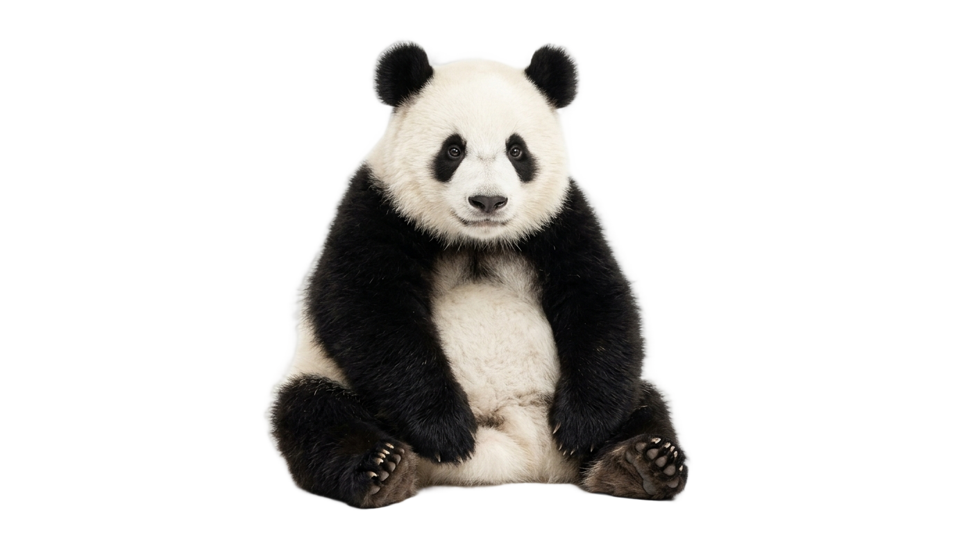 oso panda png PNG transparent background