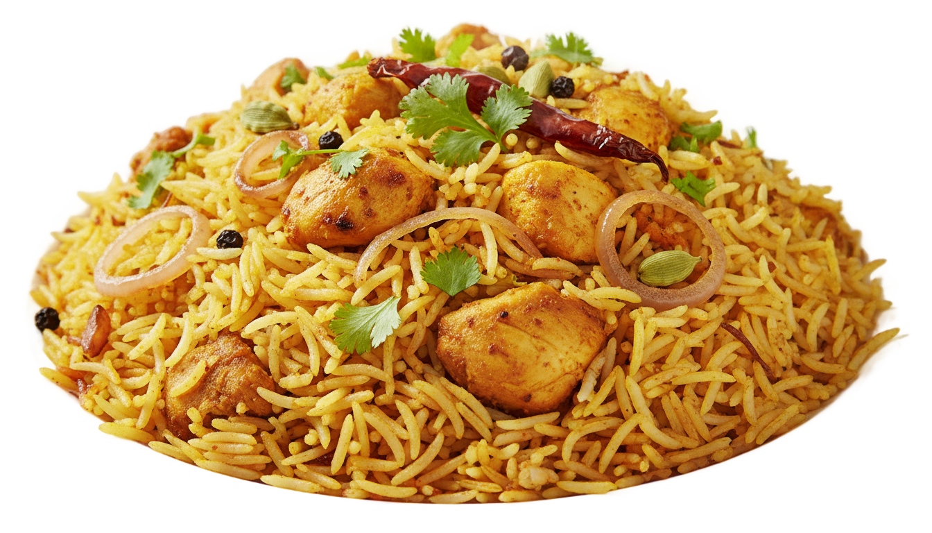 chicken biryani png PNG transparent background