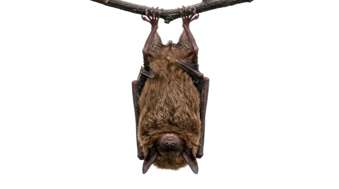 bat hanging upside down png PNG transparent background
