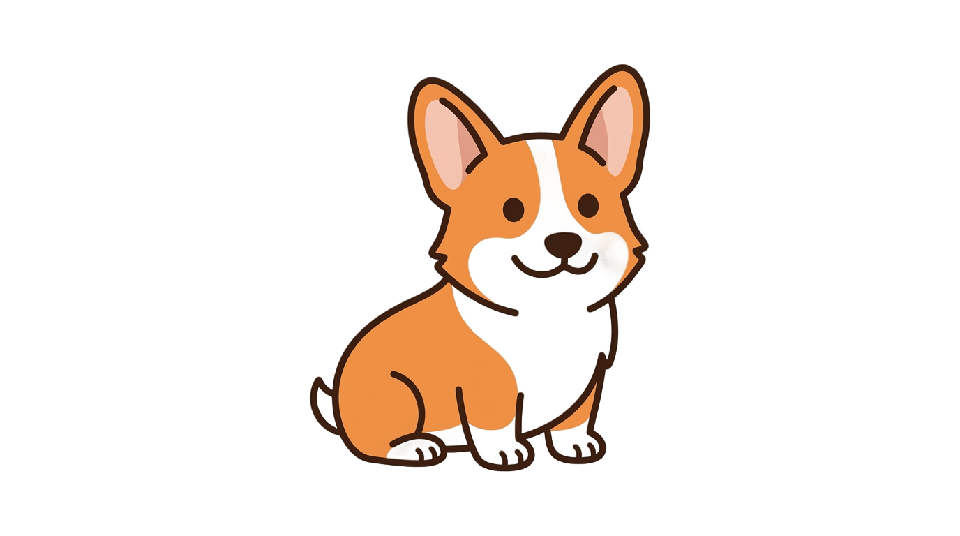 corgi icon png PNG transparent background