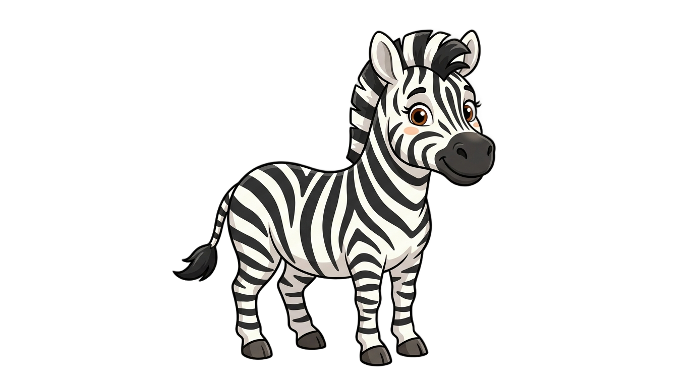 zebra cartoon png PNG transparent background