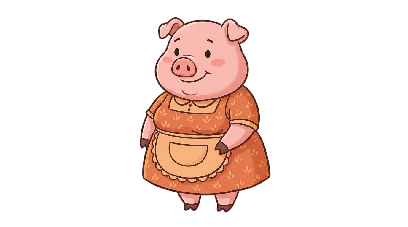 mummy pig png PNG transparent background