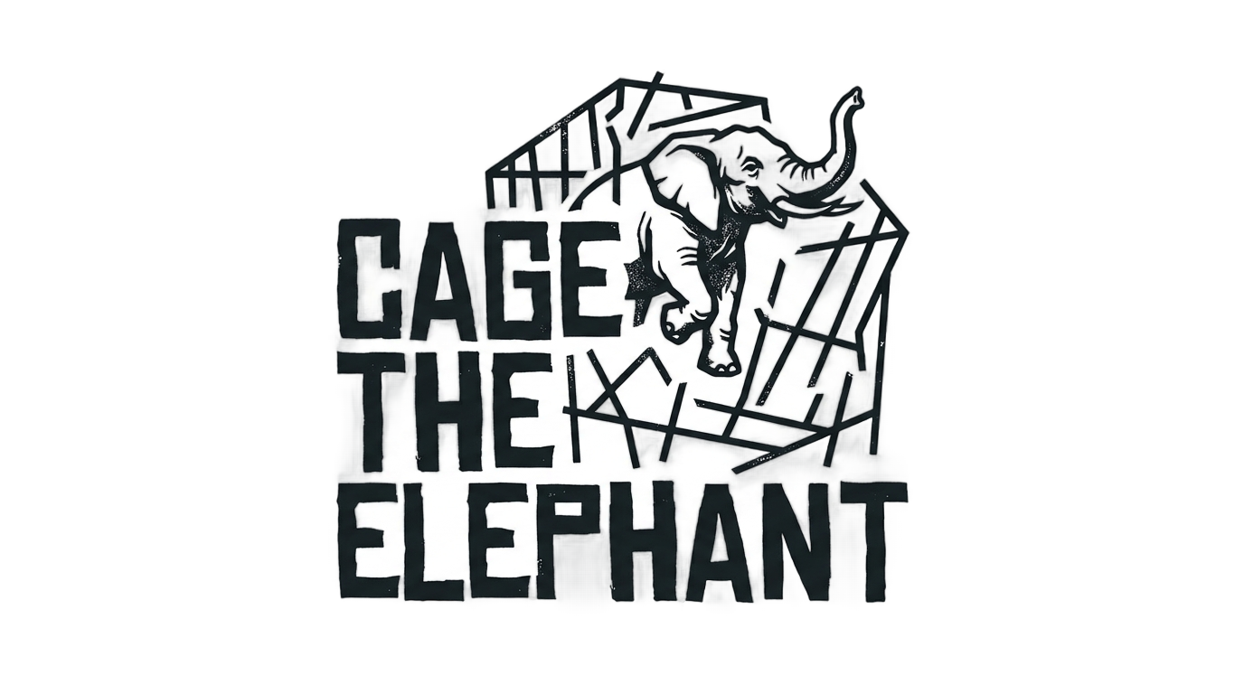 cage the elephant logo png PNG transparent background