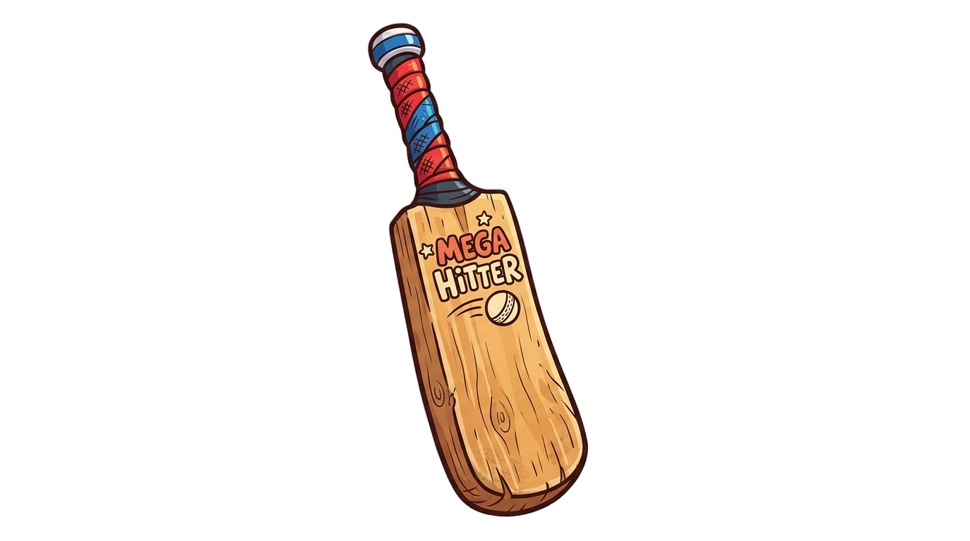 cricket bat cartoon png PNG transparent background
