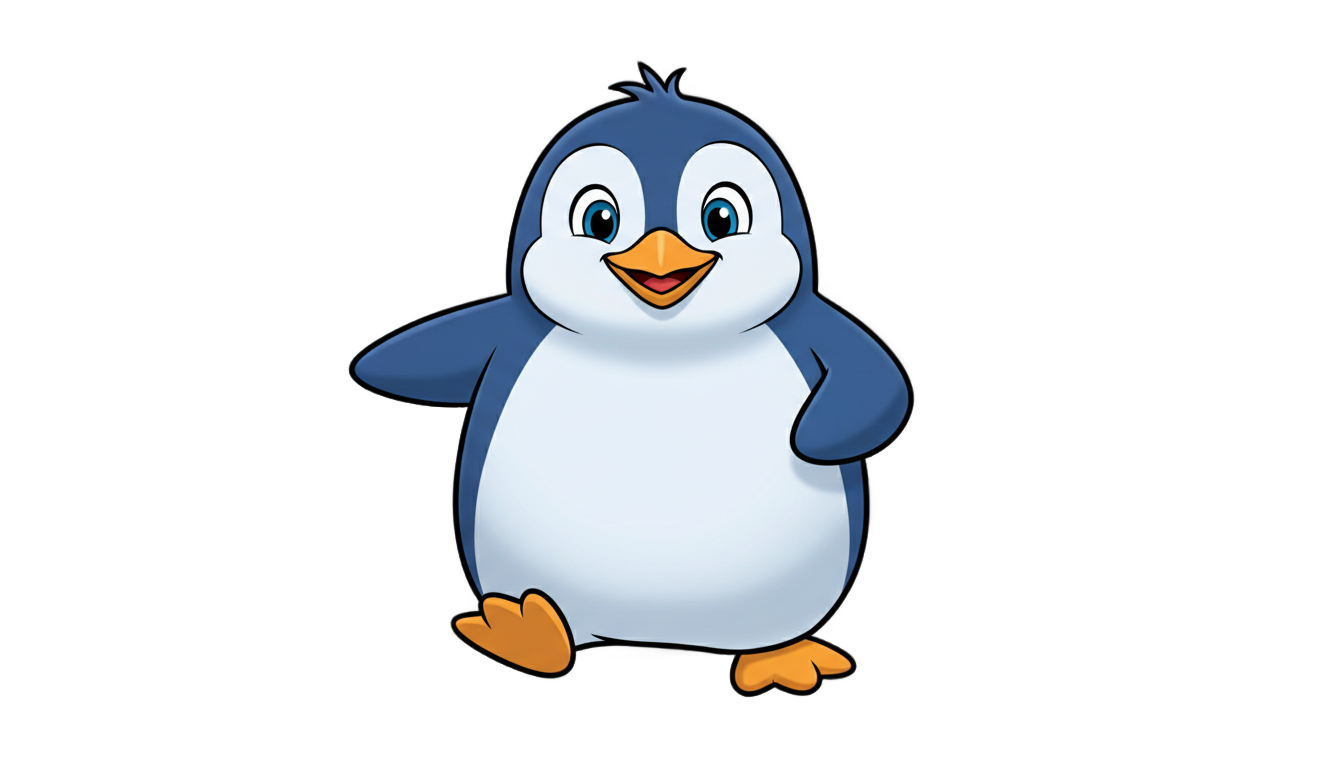 club penguin logo png PNG transparent background