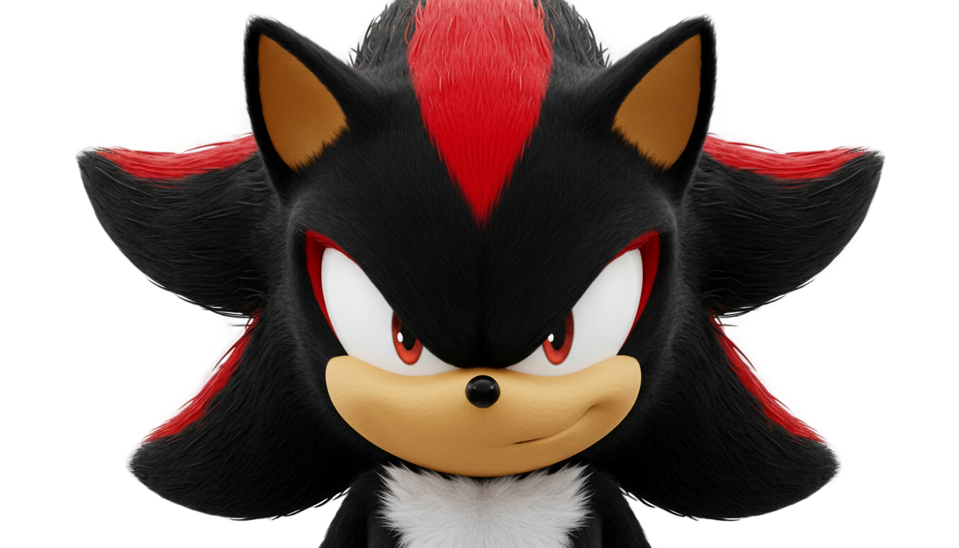 shadow the hedgehog face png PNG transparent background