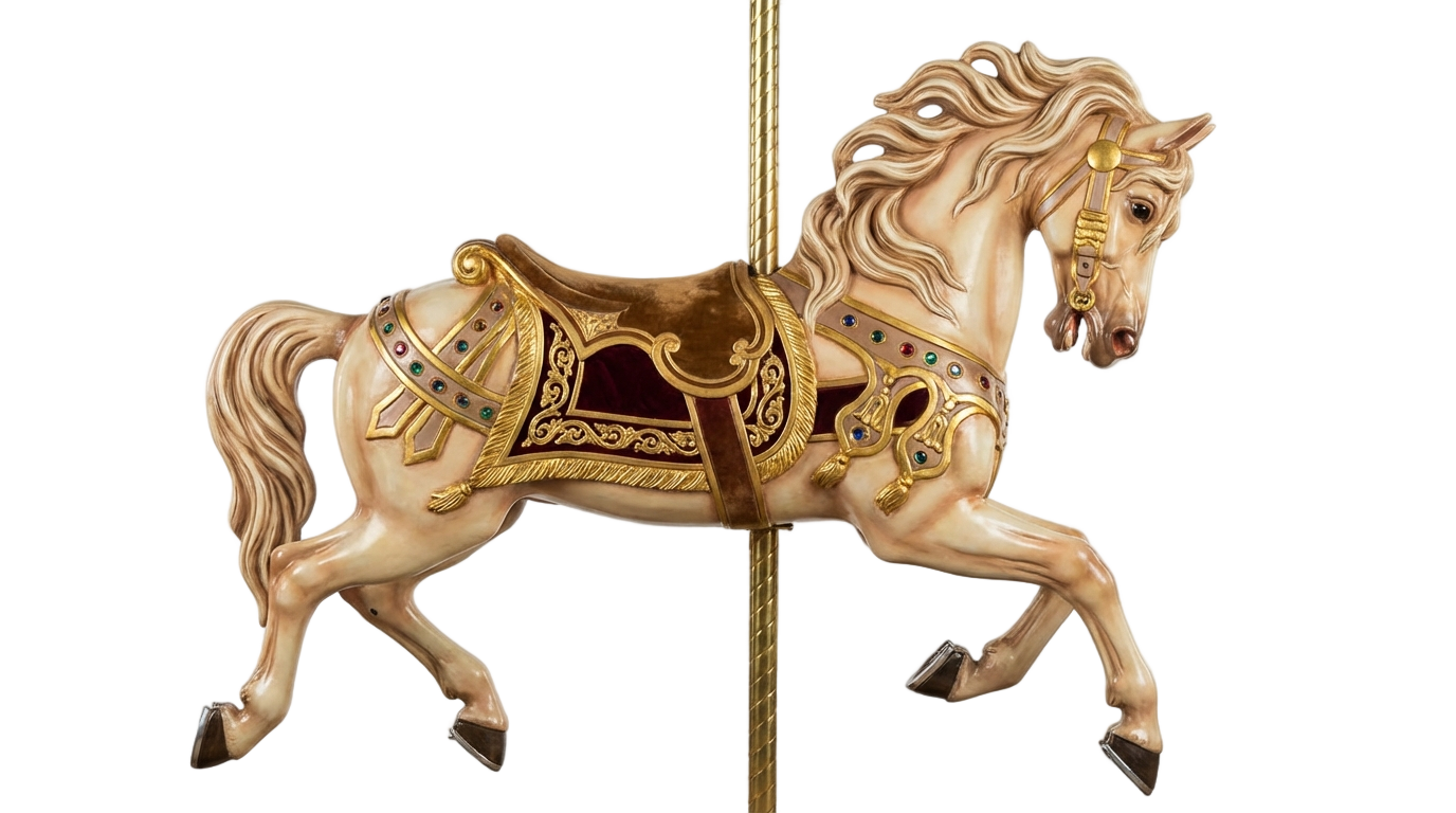 carousel horse png PNG transparent background