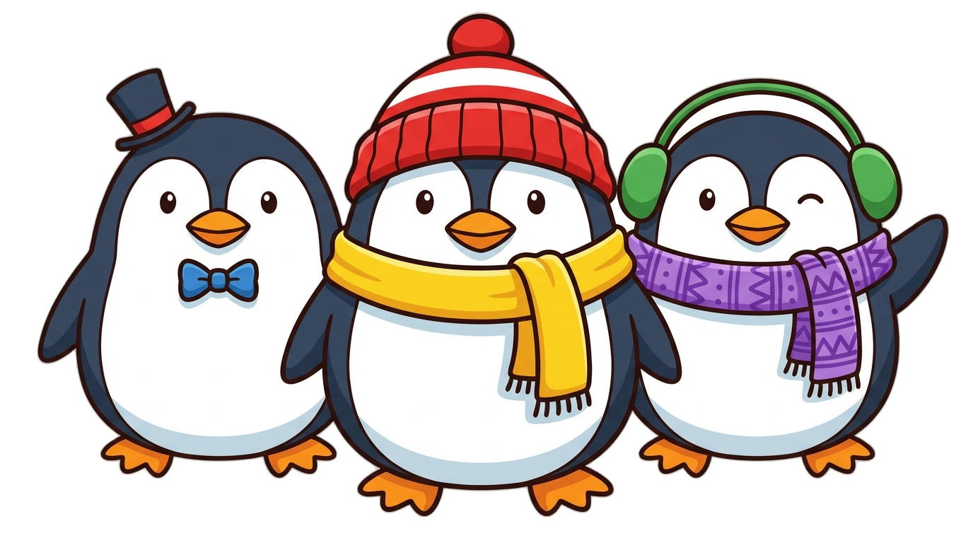 club penguin characters png PNG transparent background