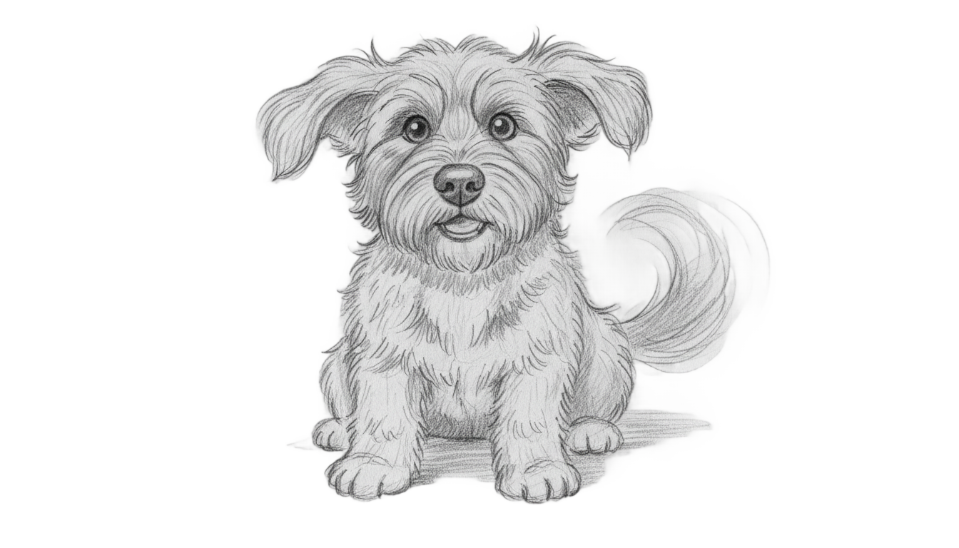 dog drawing png PNG transparent background