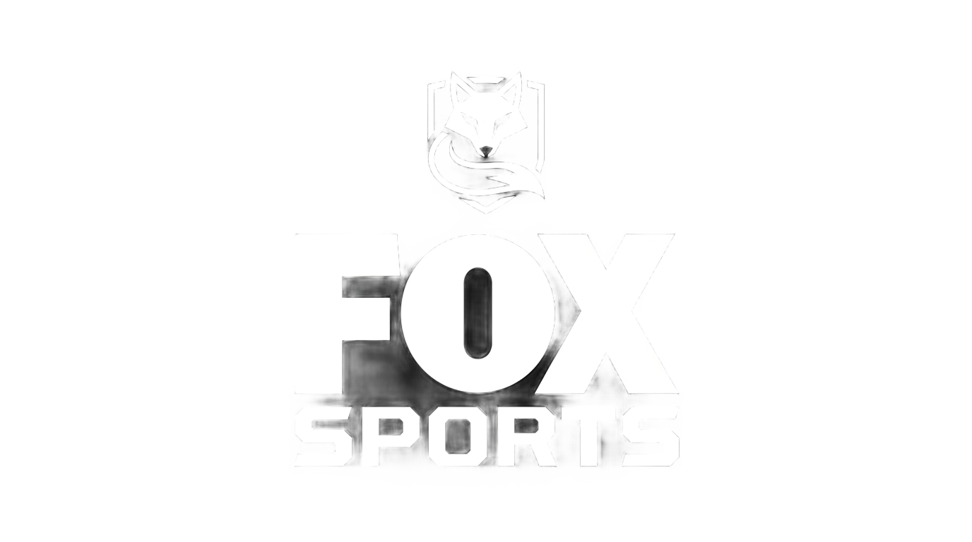 fox sports logo png white PNG transparent background