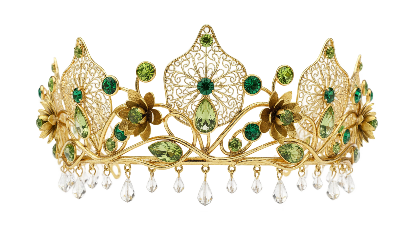 princess and the frog crown png PNG transparent background