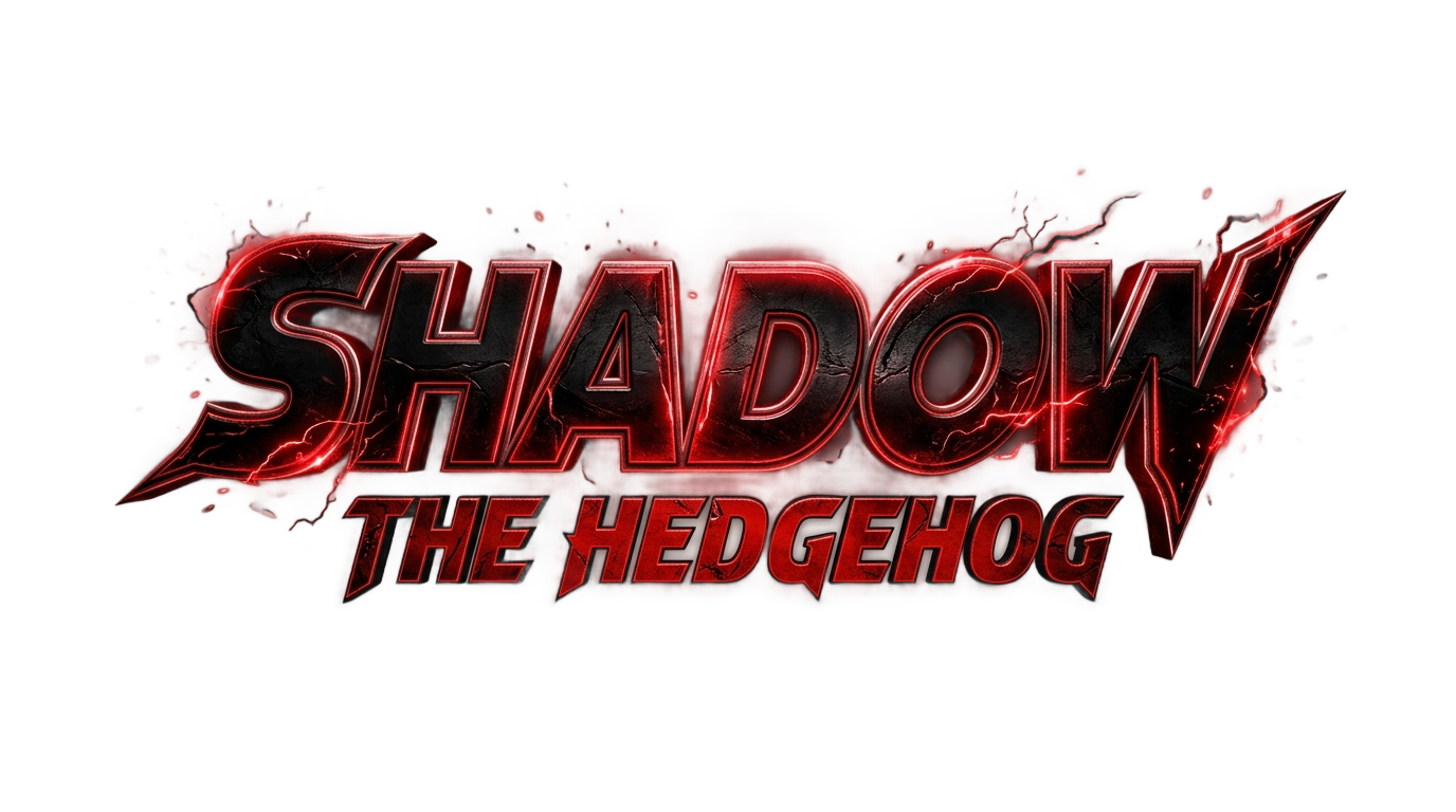 shadow the hedgehog movie logo png PNG transparent background