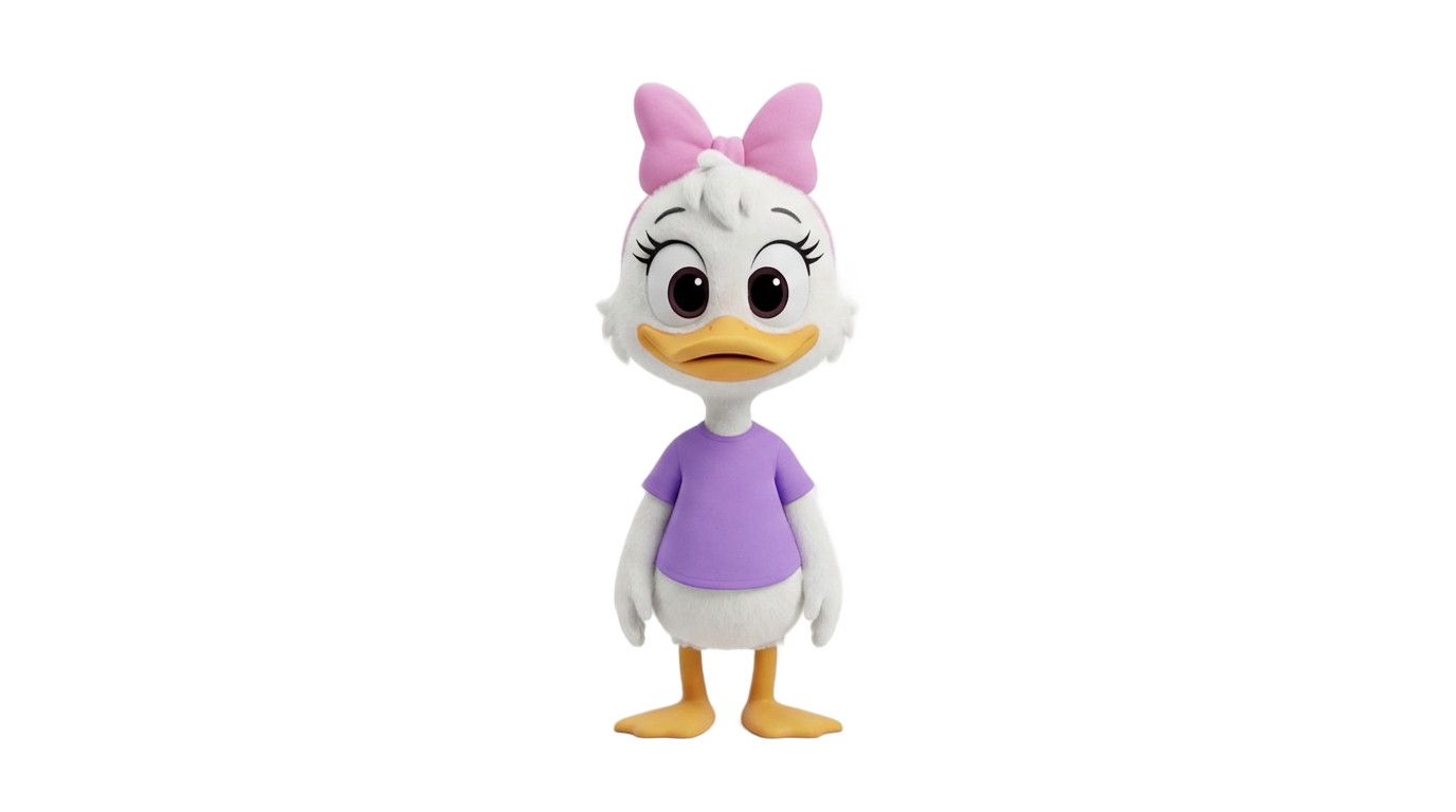 daisy duck png PNG transparent background