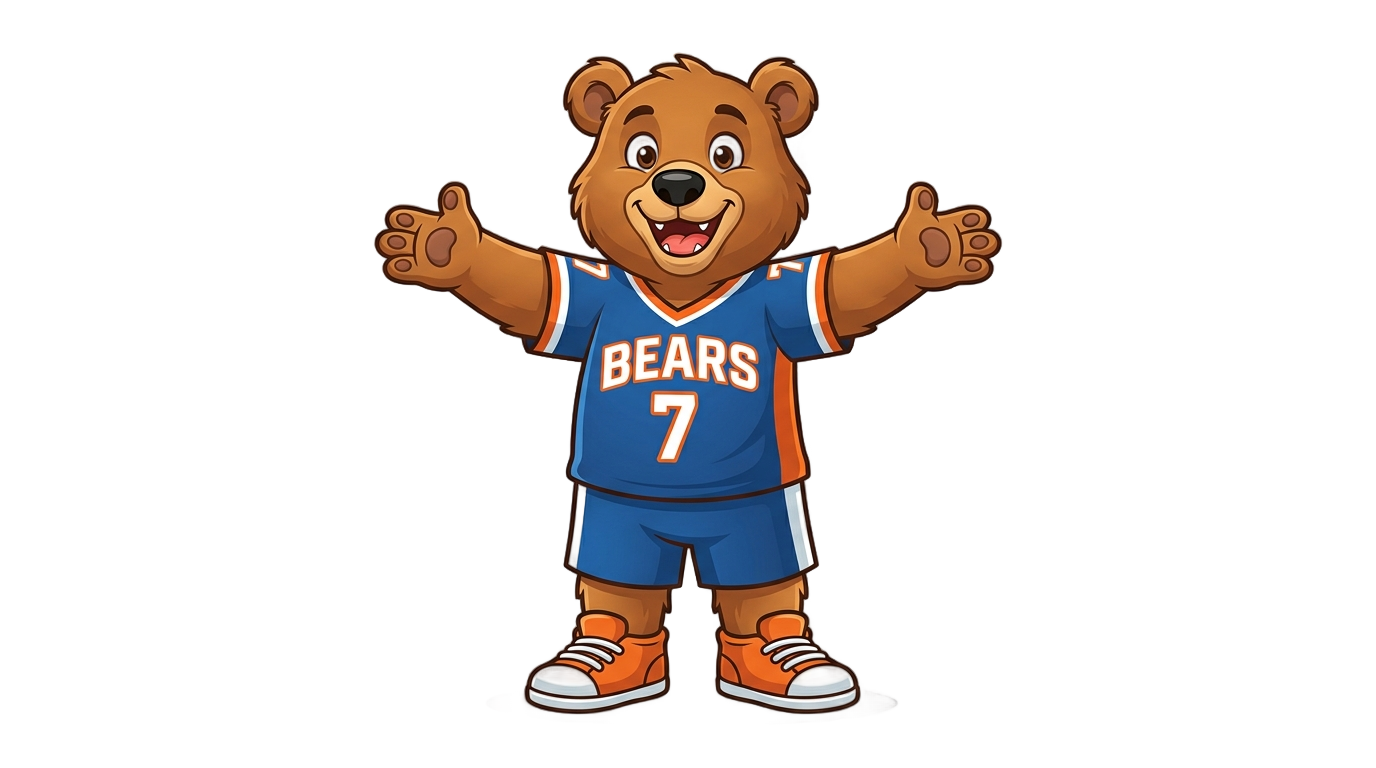 bear mascot png PNG transparent background