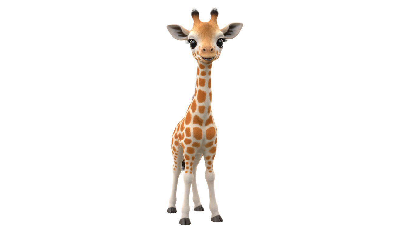 cute giraffe png PNG transparent background