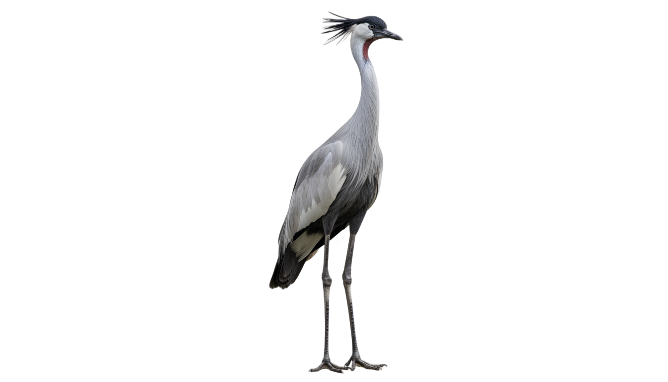 secretary bird png PNG transparent background