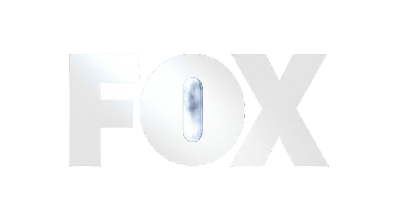 fox news logo white png PNG transparent background