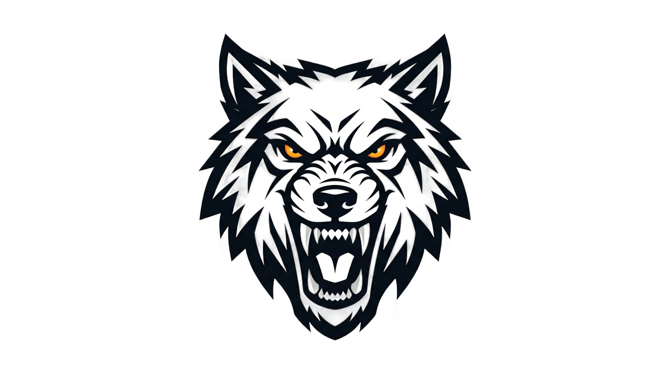 big bad wolf logo png PNG transparent background