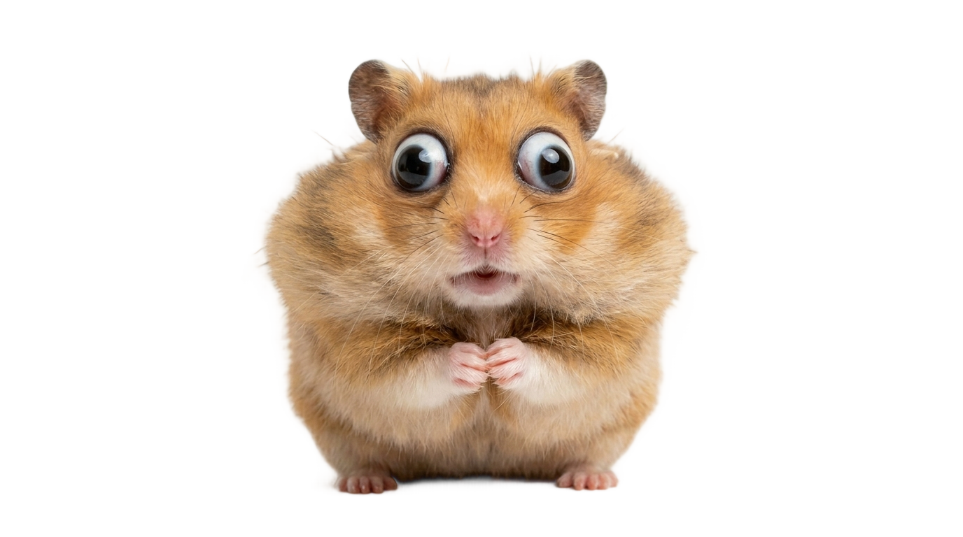 cute hamster meme png PNG transparent background