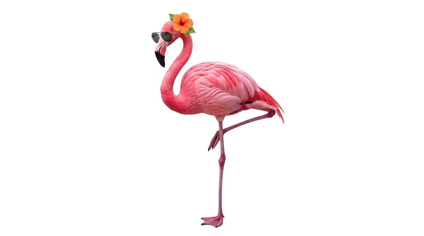 summer flamingo clipart png PNG transparent background