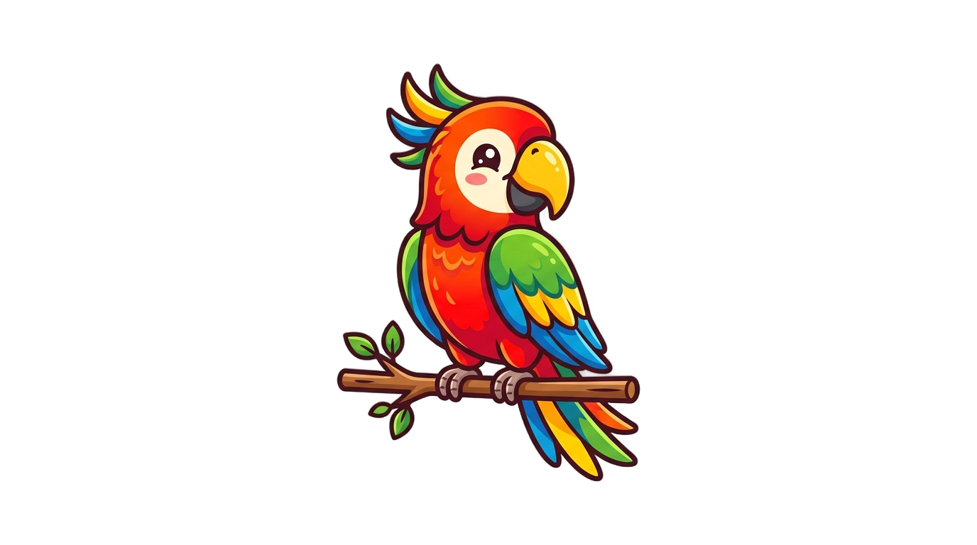 parrot emoji png PNG transparent background