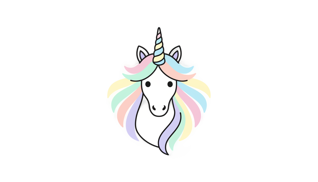 unicorn icon png PNG transparent background