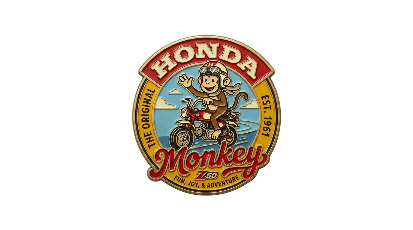 honda monkey logo png PNG transparent background