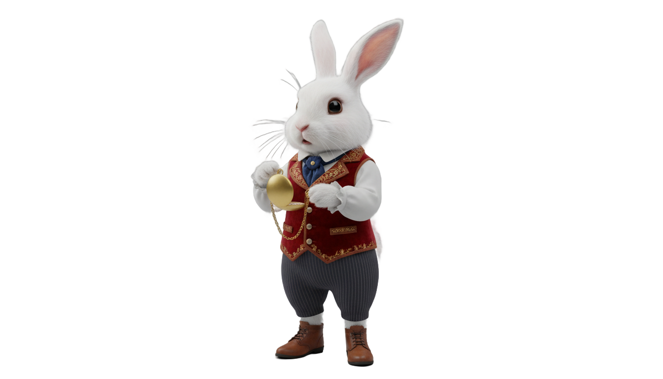 alice in wonderland rabbit png PNG transparent background