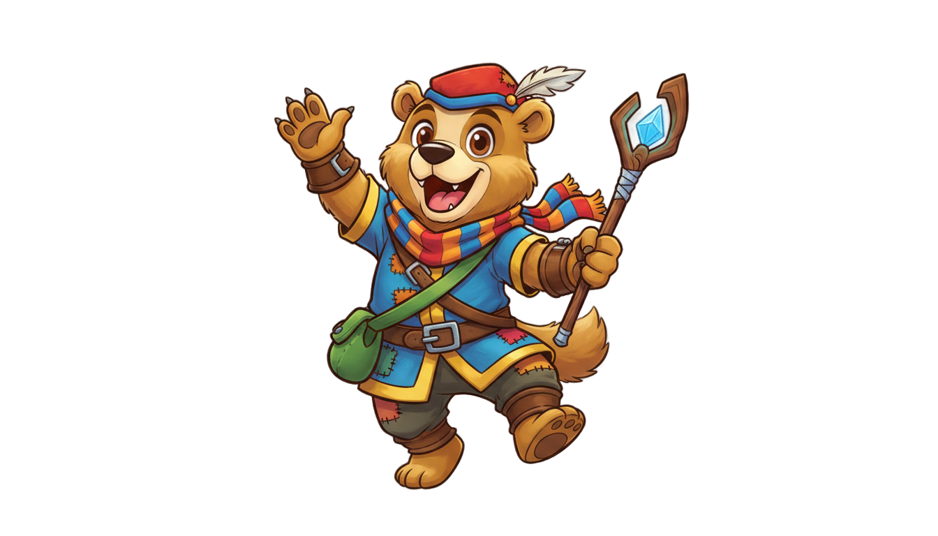 baaren super bear adventure png PNG transparent background