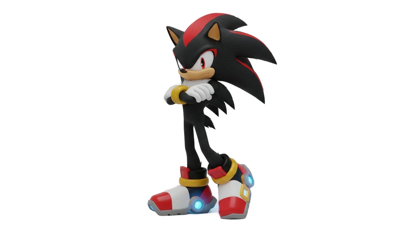 shadow the hedgehog art png PNG transparent background