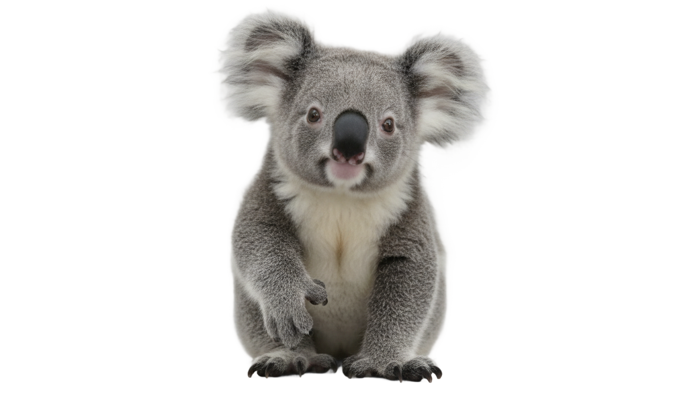 cute koala png PNG transparent background