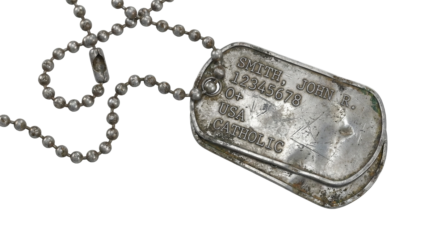 military dog tag png PNG transparent background