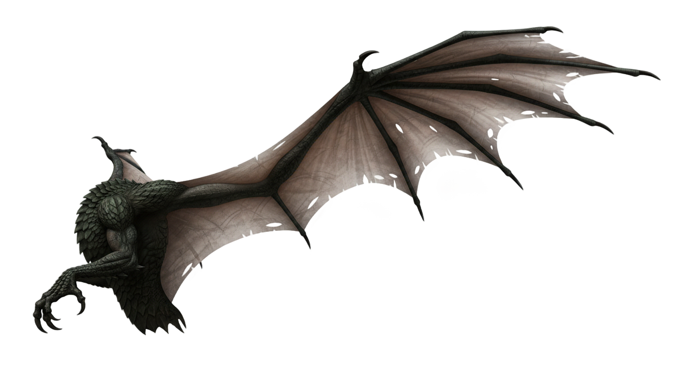dragon wing png PNG transparent background
