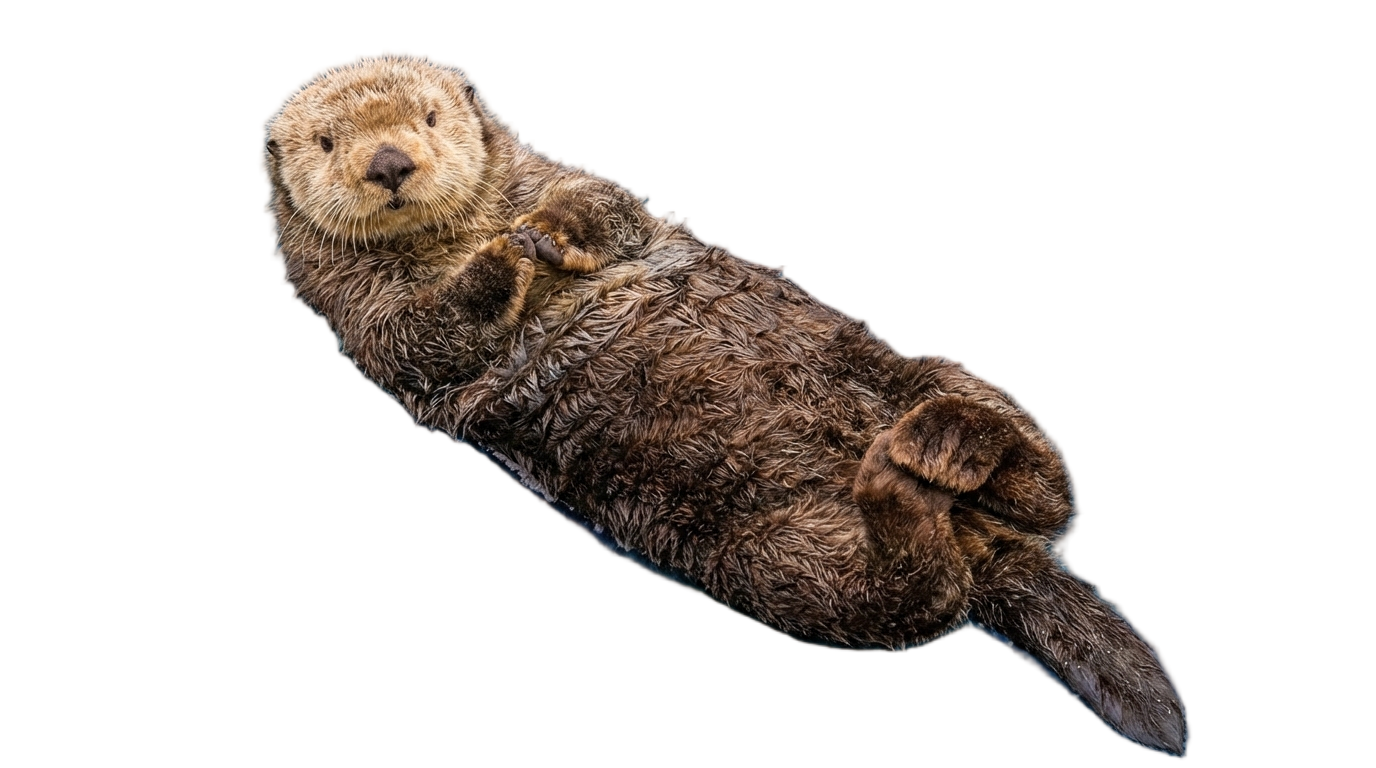 sea otter clipart png PNG transparent background