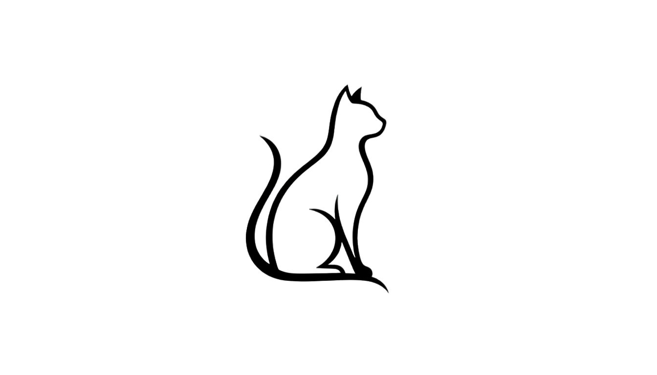cat logo png PNG transparent background