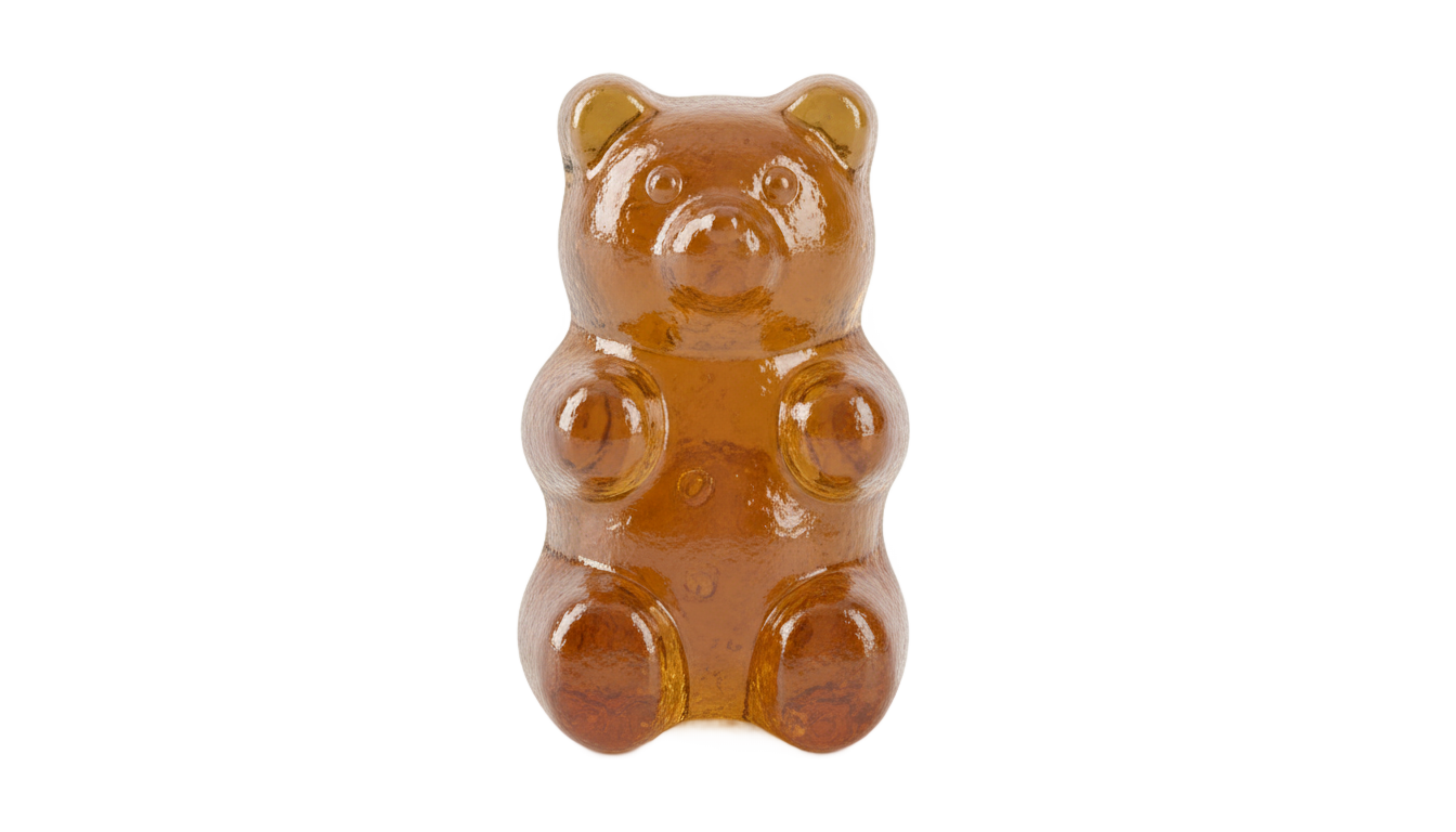 haribo bear png PNG transparent background