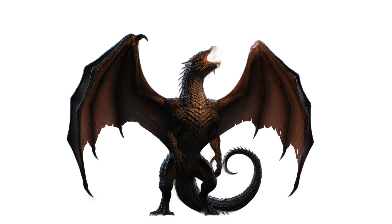 dragon breathing fire png PNG transparent background