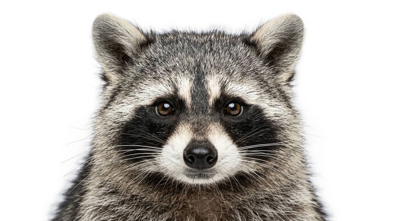 raccoon face png PNG transparent background