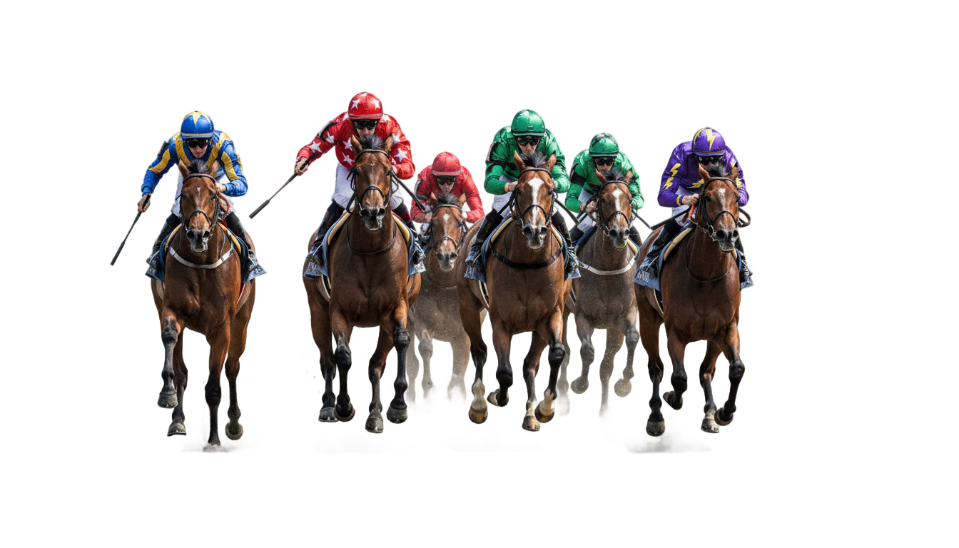 horse race png PNG transparent background
