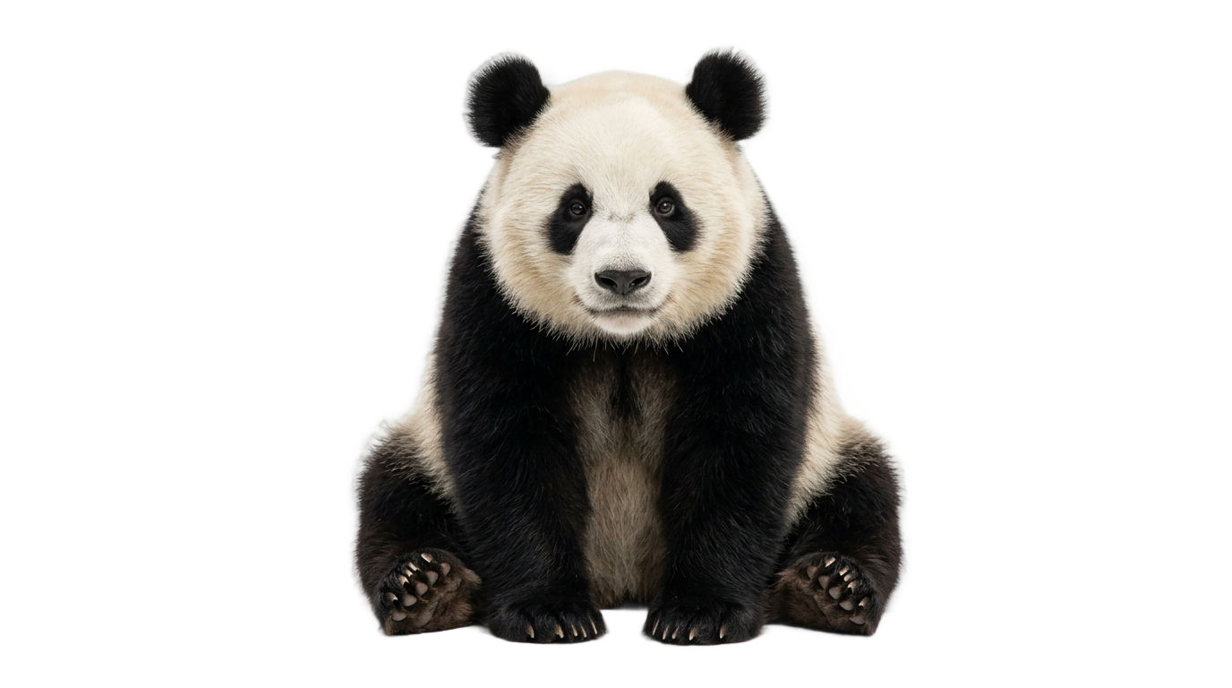 oso panda png PNG transparent background