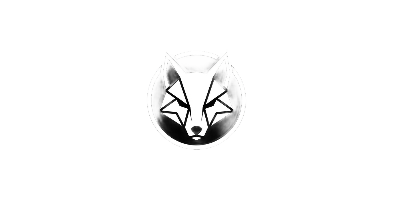 fox logo white png PNG transparent background