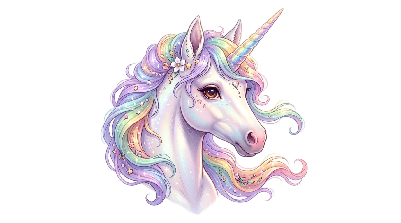 unicorn face unicorn head png PNG transparent background