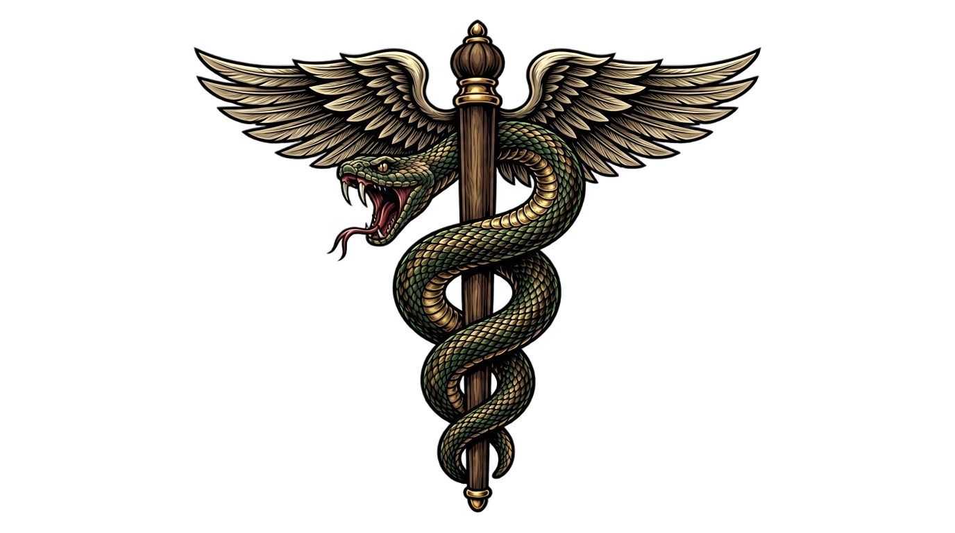 doctor snake logo png PNG transparent background