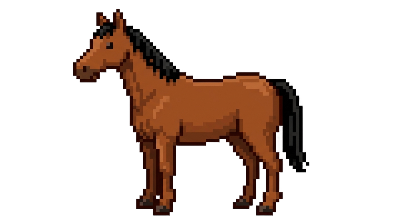 stardew valley horse png PNG transparent background