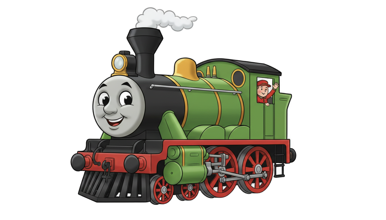 duck the great western engine png PNG transparent background