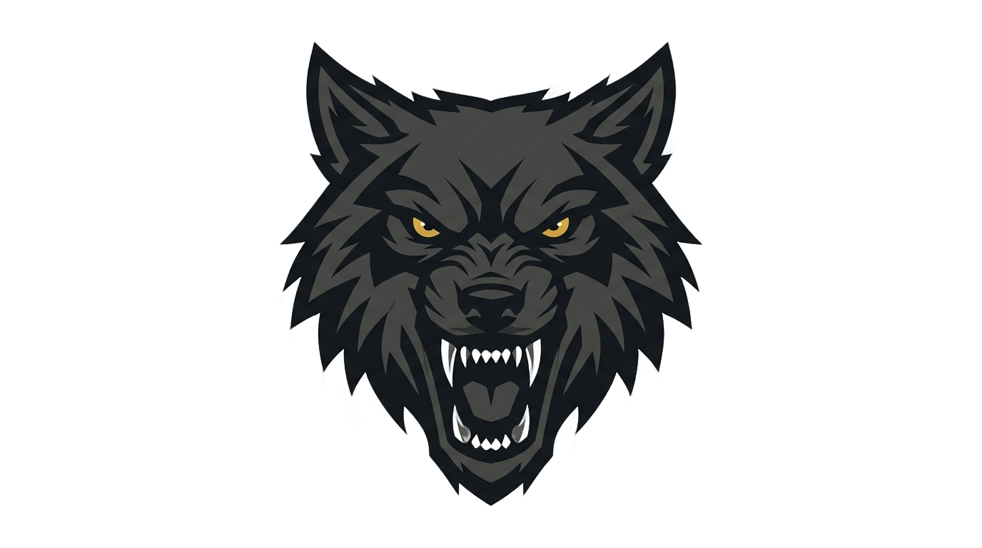 big bad wolf logo png PNG transparent background
