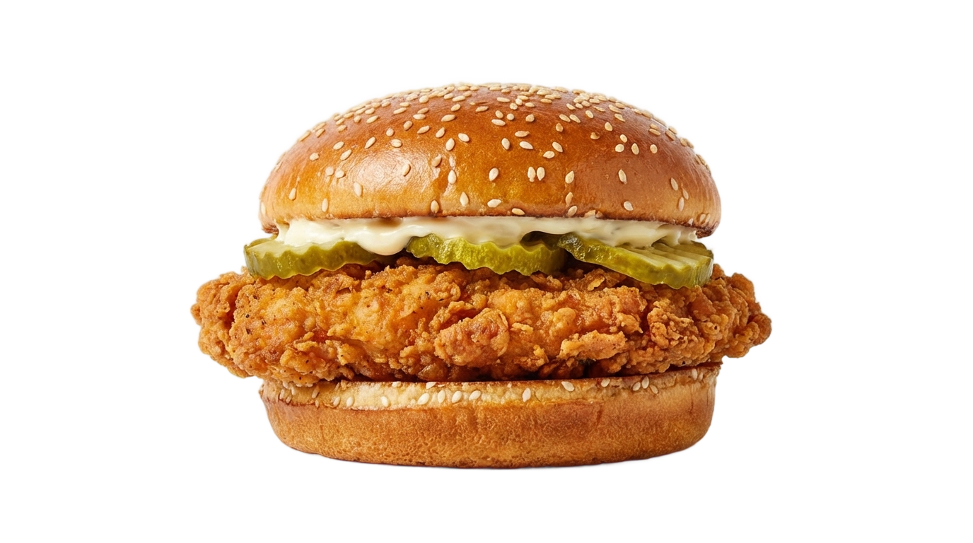 popeyes chicken sandwich png PNG transparent background
